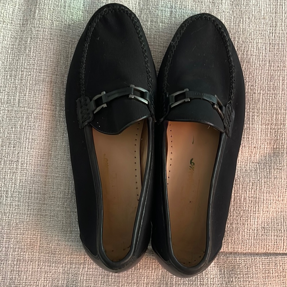 Salvatoro Ferragamo slip-on shoes probably worn a couple of times.
